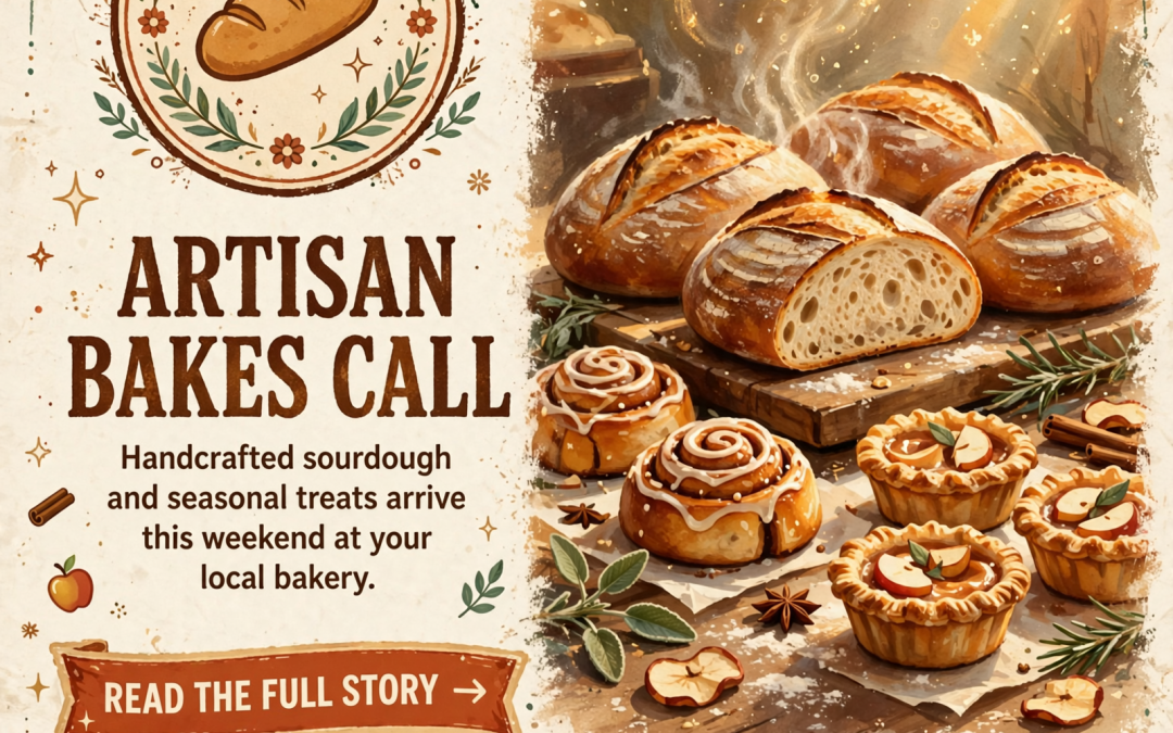 🥖 Garrett Goods & Co Shares Weekend Lineup – Sourdough, Focaccia & Fall Favorites