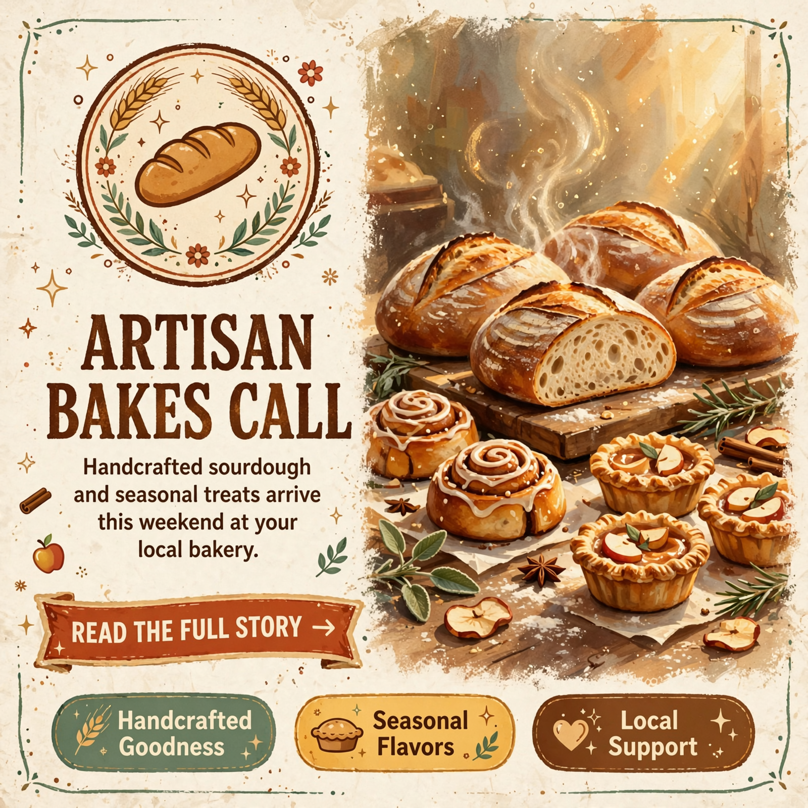 π₯ Garrett Goods & Co Shares Weekend Lineup – Sourdough, Focaccia & Fall Favorites β Featured Image Featured image for "π₯ Garrett Goods & Co Shares Weekend Lineup - Sourdough, Focaccia & Fall Favorites"