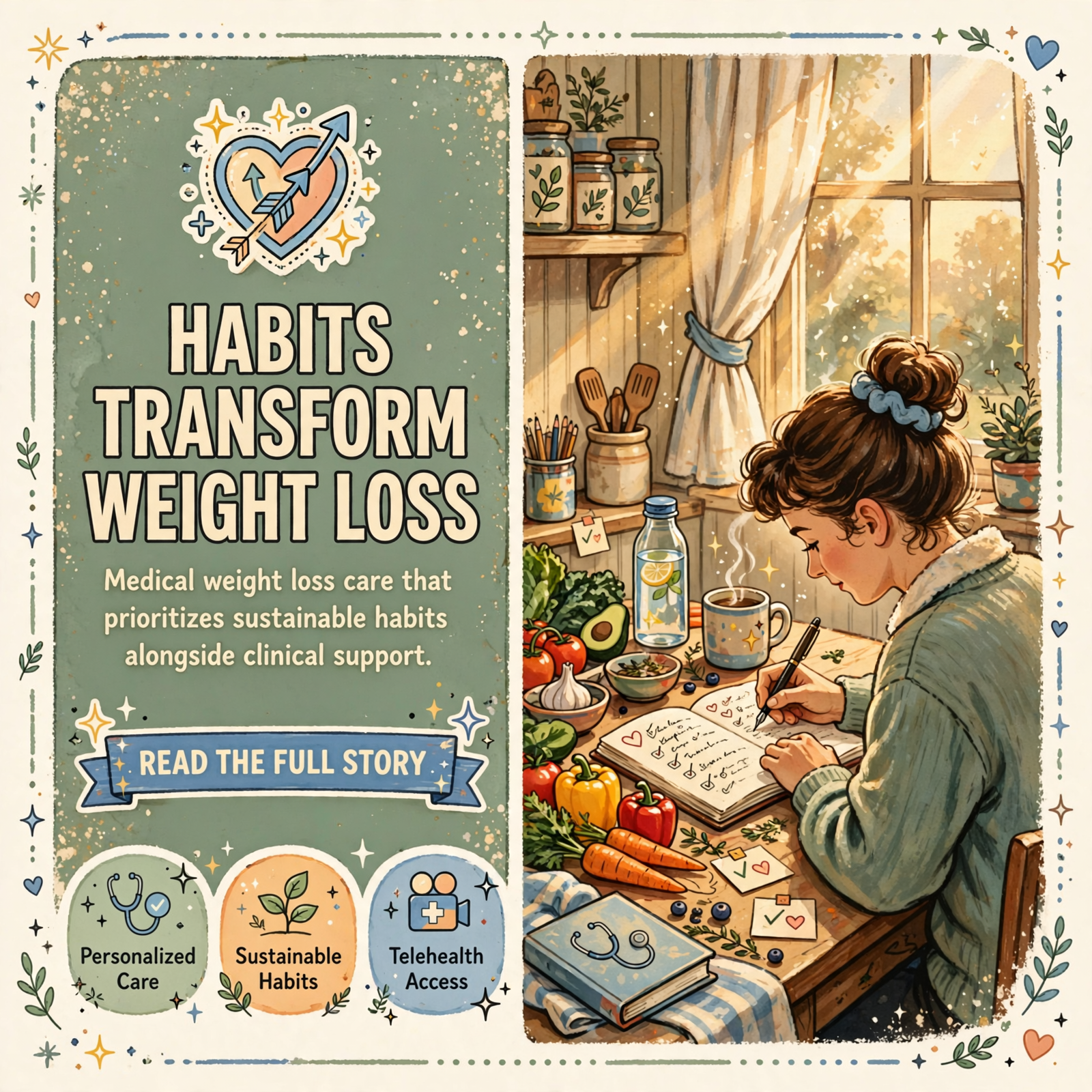 Featured image for "💚 Weight Loss Support Beyond the Prescription: Be Well Medical Emphasizes Habit-Centered Care"