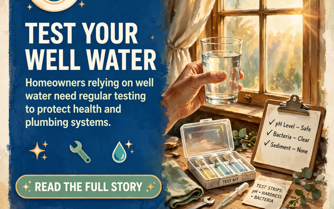 💧 Well Water Safety in Chattanooga: When to Test and What to Know