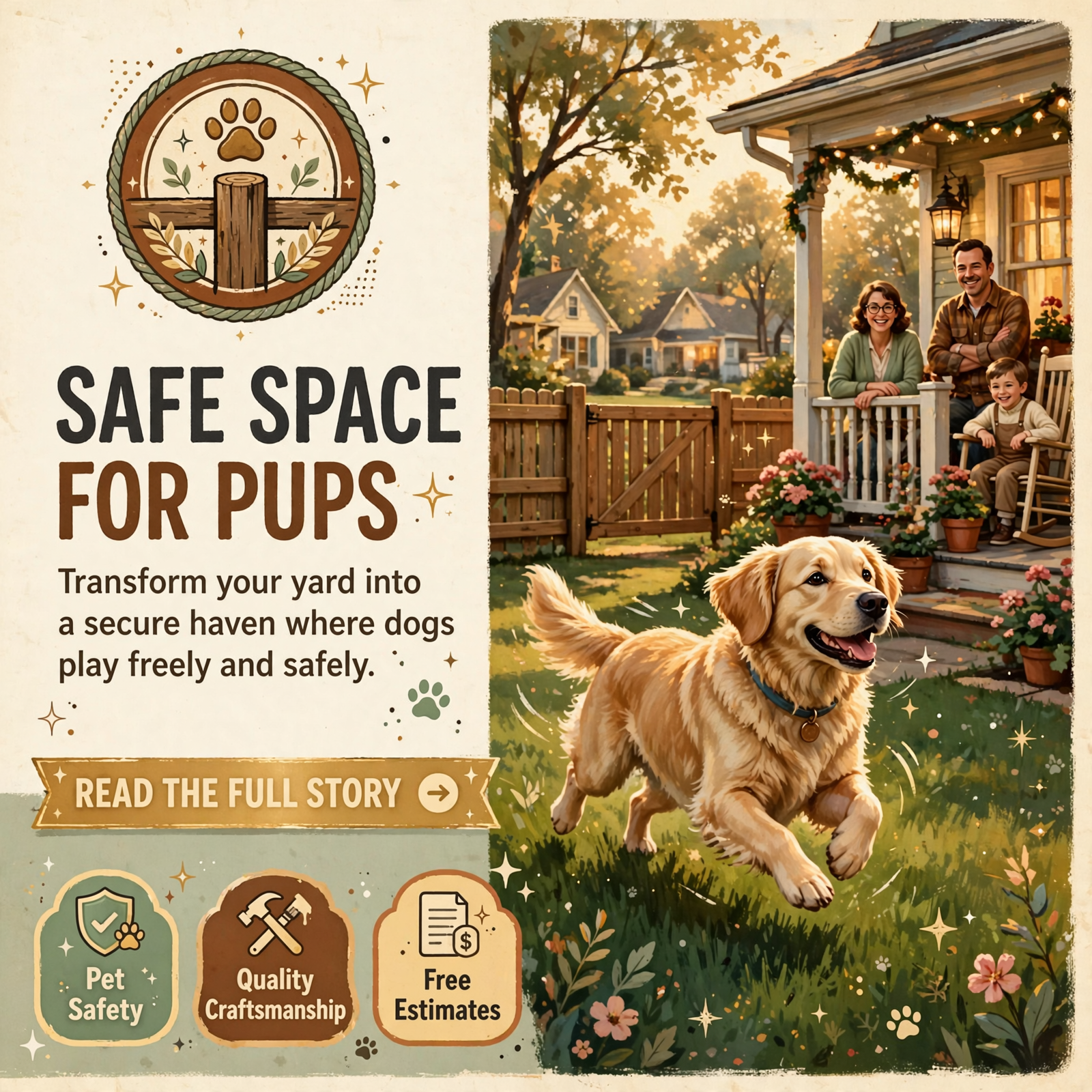 ๐ Give Your Dog Room to Roam – Tennessee Fence Systems Offers Free Estimates for Residential Yards โ Featured Image Featured image for "๐ Give Your Dog Room to Roam - Tennessee Fence Systems Offers Free Estimates for Residential Yards"