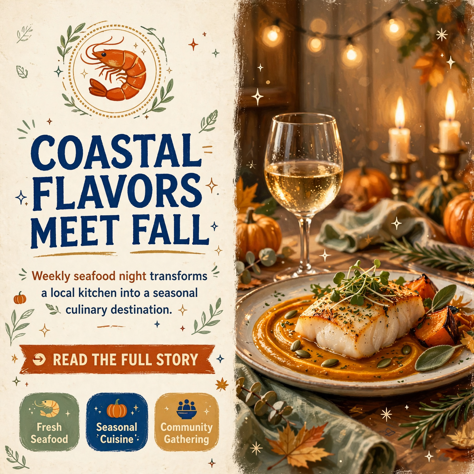 Featured image for "🦐 Seafood Night Brings Fall Flavors to The Butter Dish in Pikeville"