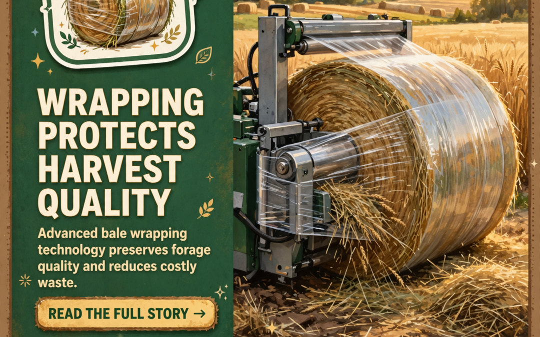 🌾 KUHN OptiWrap® OWR 6000 Bale Wrapper Offers Efficient Forage Protection