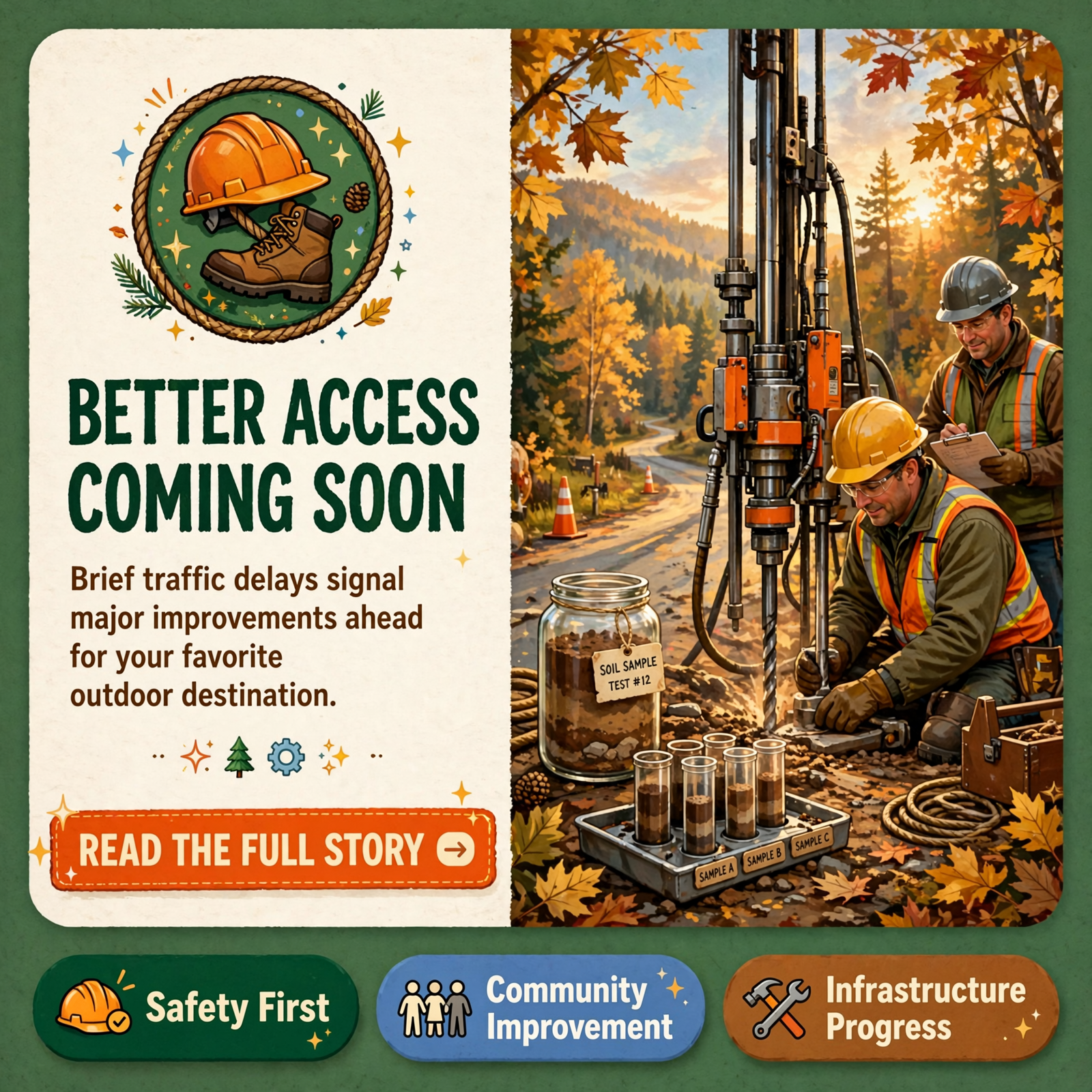 Featured image for "🧗 Road Improvements Underway at Denny Cove - Expect Brief Delays"