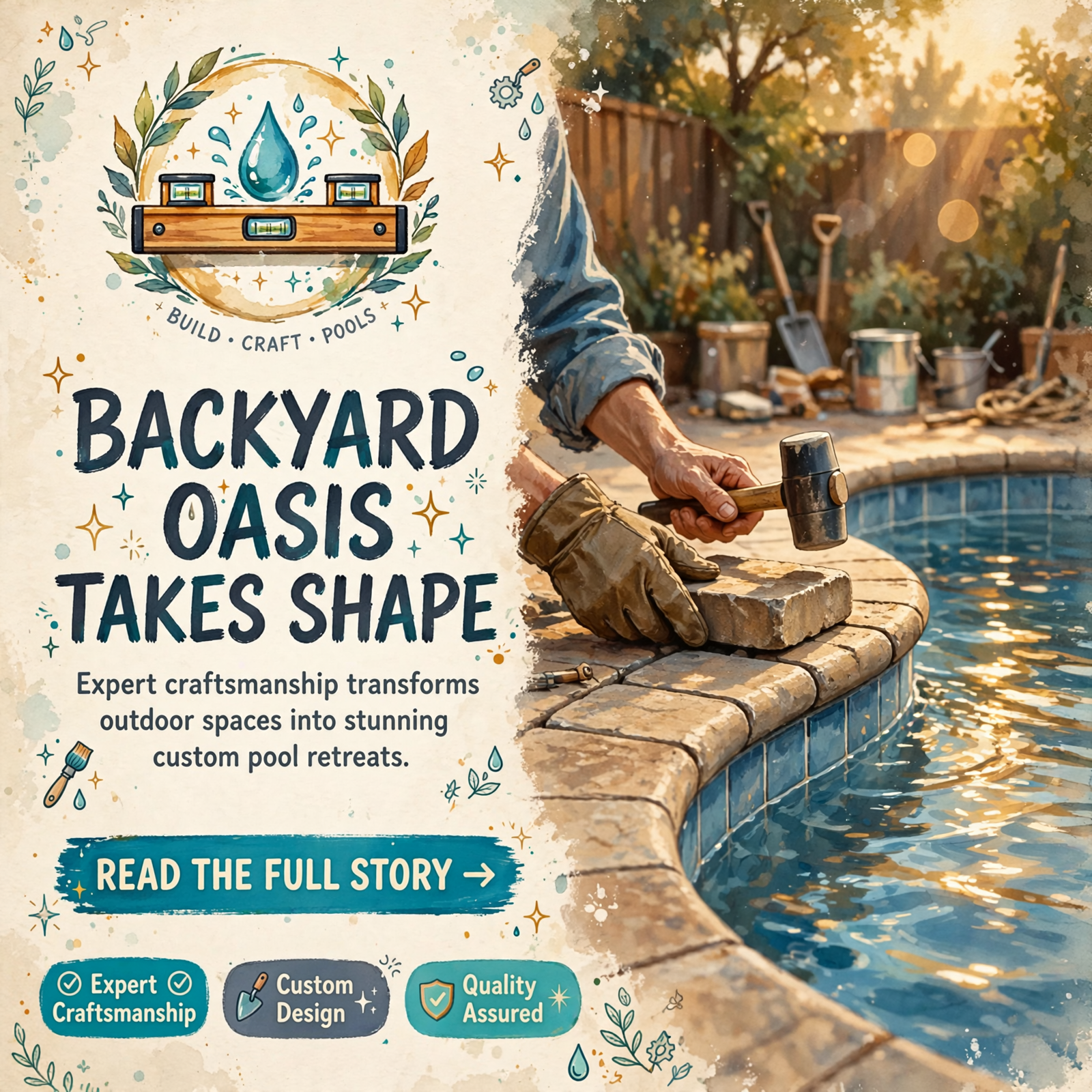 Featured image for "🏊 Gibbs Pools Crew Making Progress on Beautiful Signal Mountain Pool Project"