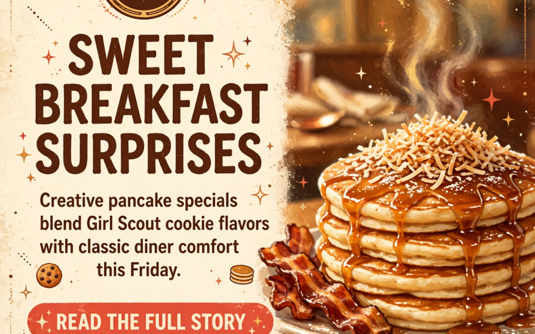 🥞 Pancake Friday Specials at BB’s Cafe in Spring City – Samoa and Biscoff Creations