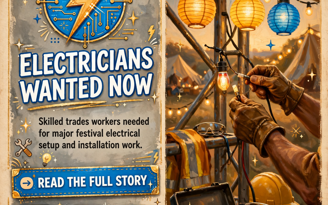 ⚡ Labor Finders Chattanooga Hiring Electricians for Asian Lantern Festival Project