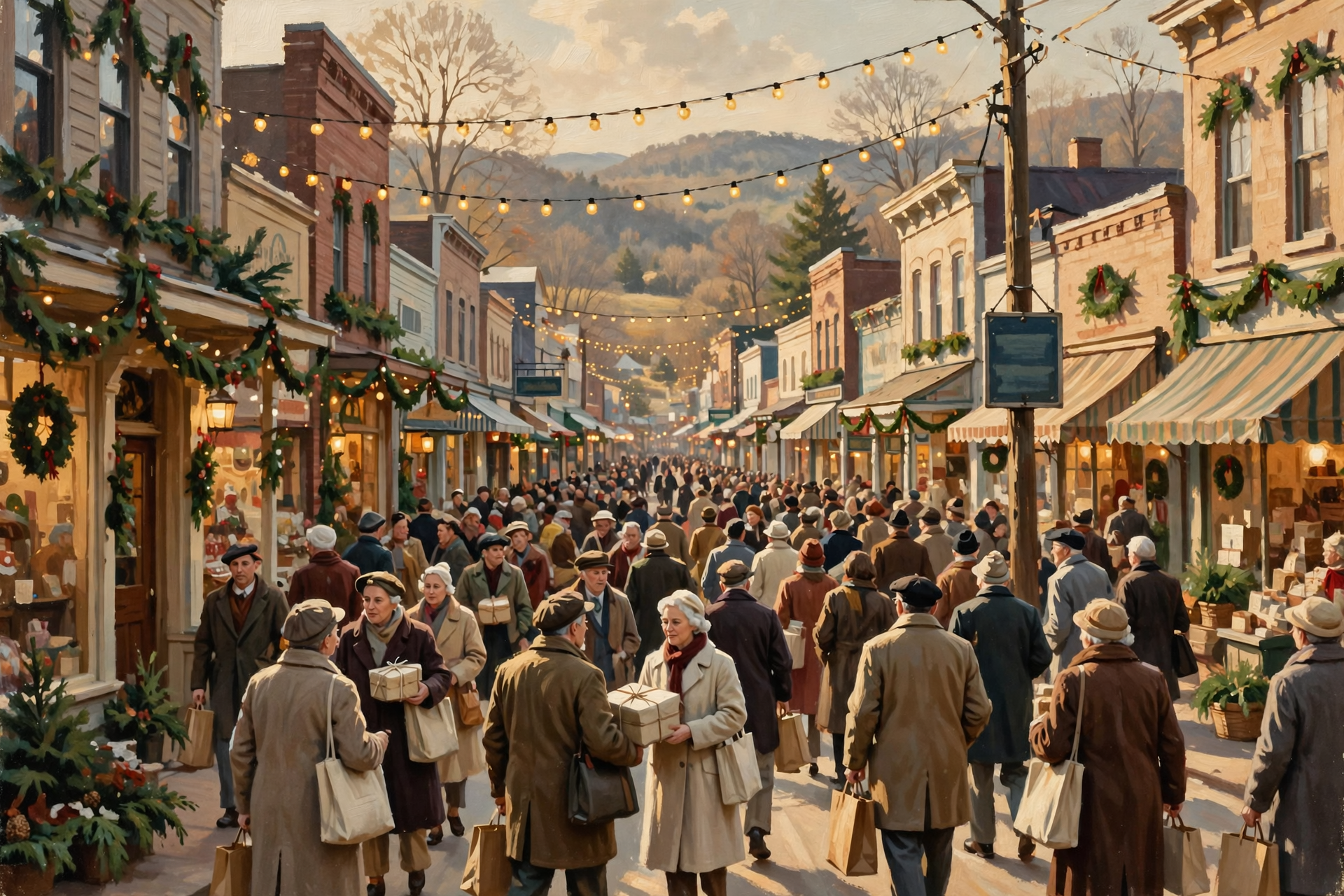 Illustration for 👤 Faces on the Shopping Street