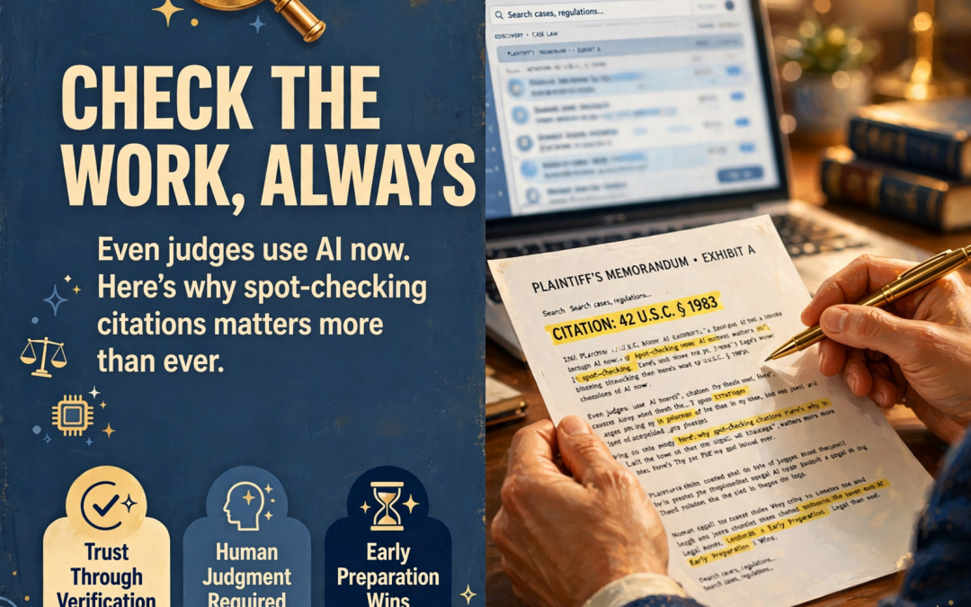 ⚾ Check the Work, Even the Judge’s: An Appeals Court Pulls a Case Over Made-Up Citations, Doc Review Isn’t Dead, and AI Meeting Notes Become Evidence