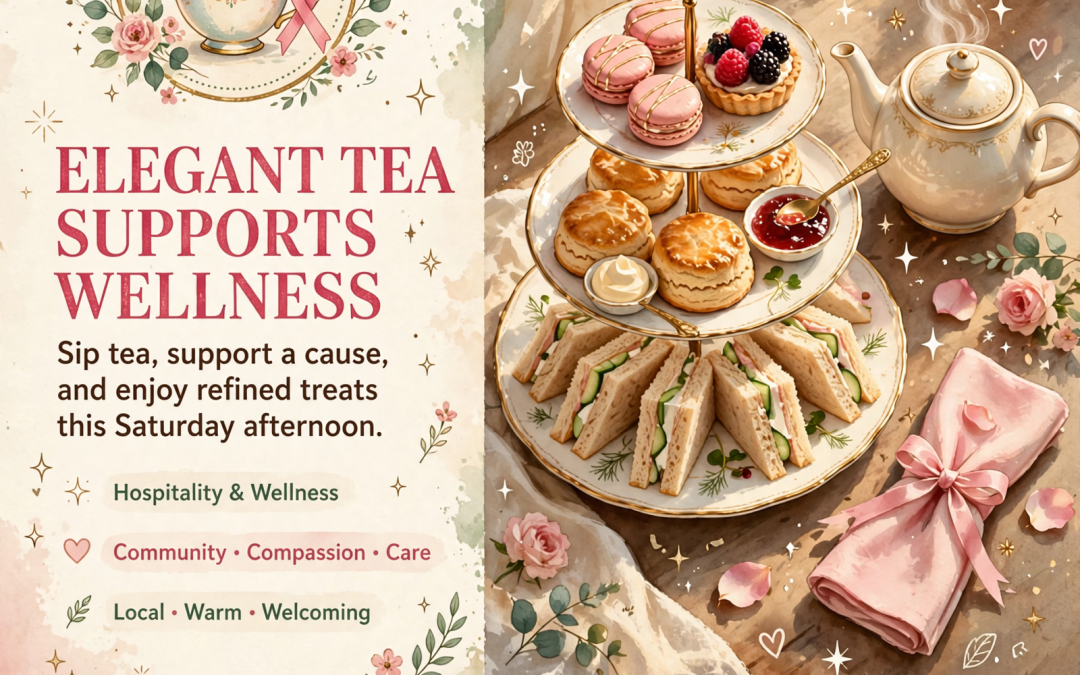 🎀 Pink High Tea at Mercantile at the Ridge Supports Breast Cancer Awareness