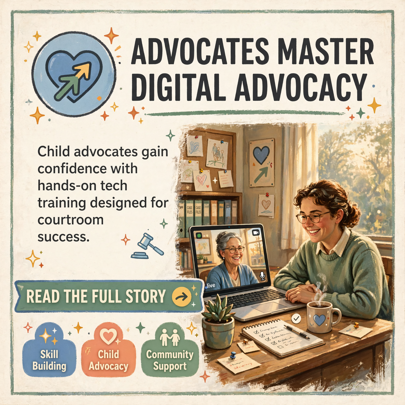 Featured image for "💙 CASA of the Sequatchie Valley Hosts Tech & Tactics Lab for Volunteer Advocates"