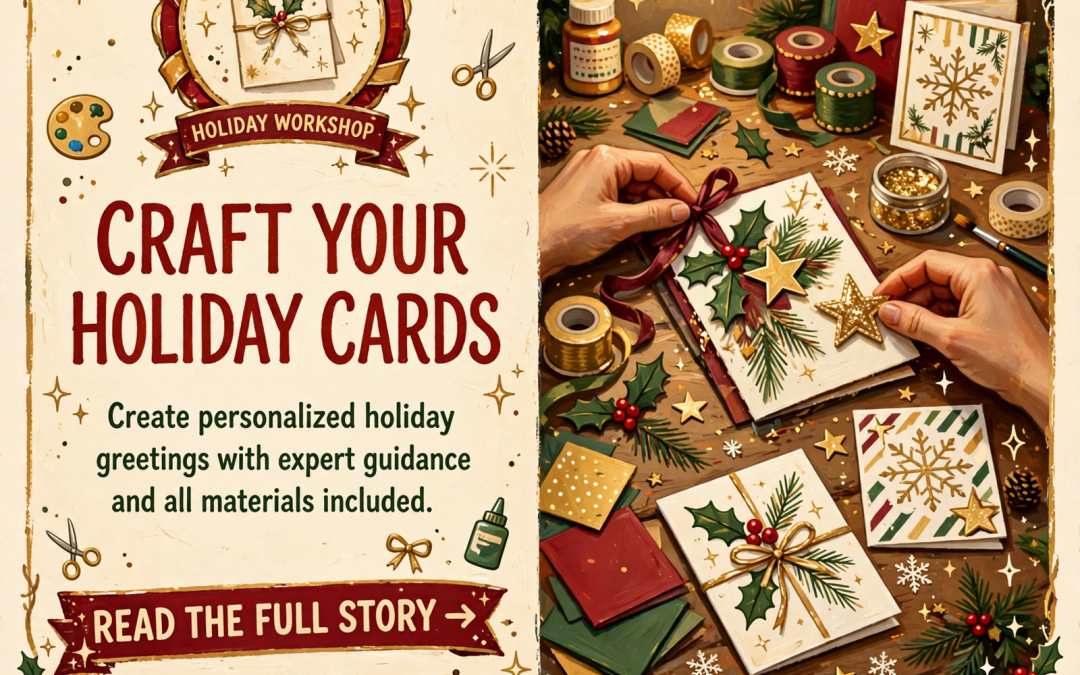 🎨 Christmas Greetings Workshop Brings Hands-On Card Making to Crossville