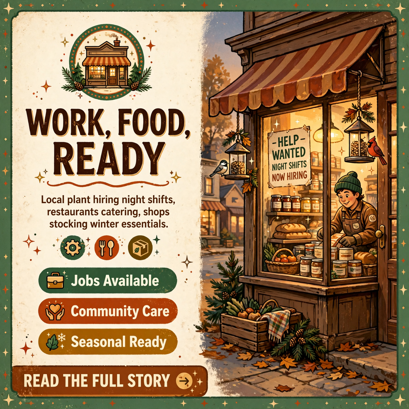 Featured image for "🏭 Night-Shift Jobs at Mann+Hummel, Pizza King Catering and Bird Seed for the Cold Months: Your Main Street Roundup"