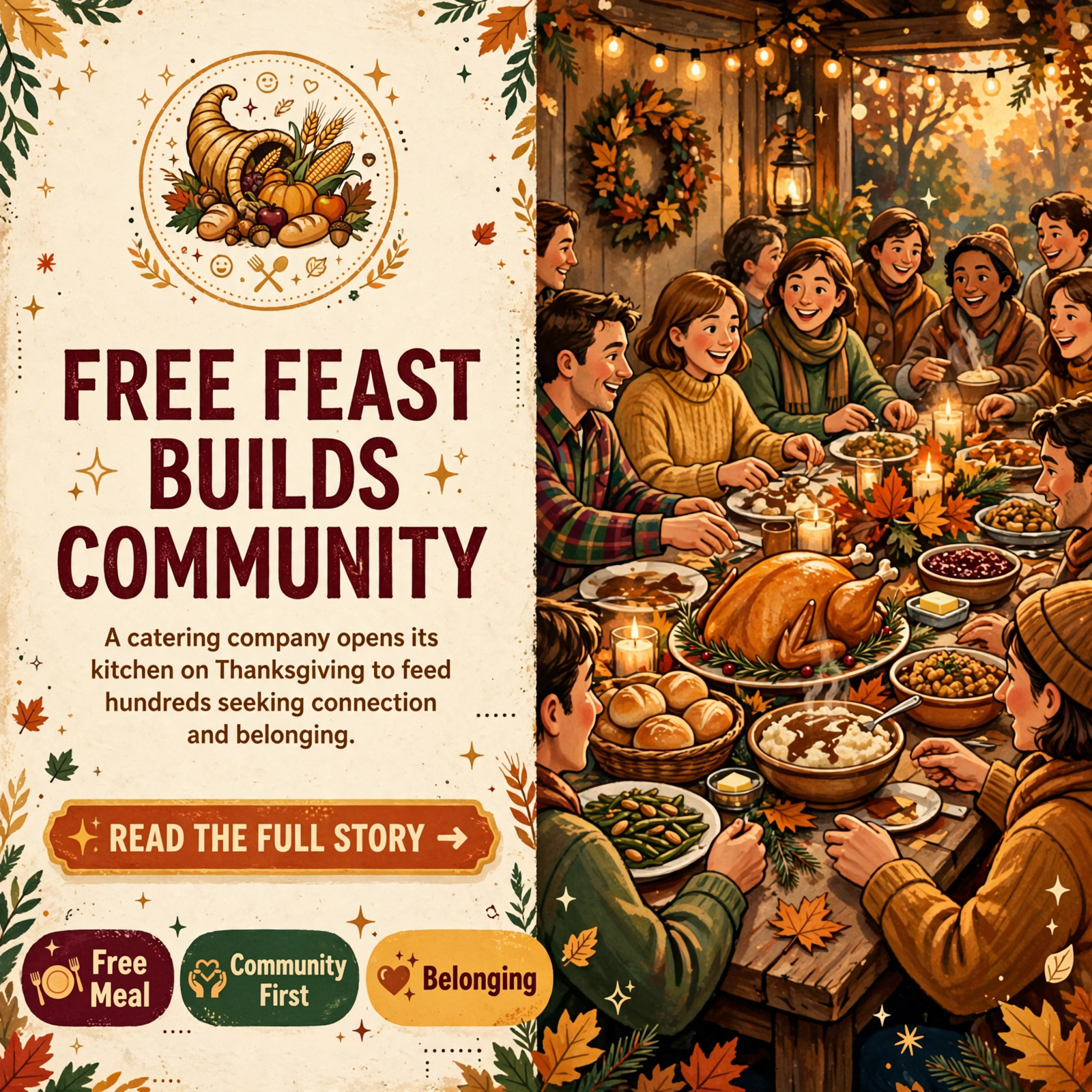 Featured image for "🦃 Lake Tansi Catering's 5th Annual Friendsgiving Offers Free Thanksgiving Meal and Community Fellowship"