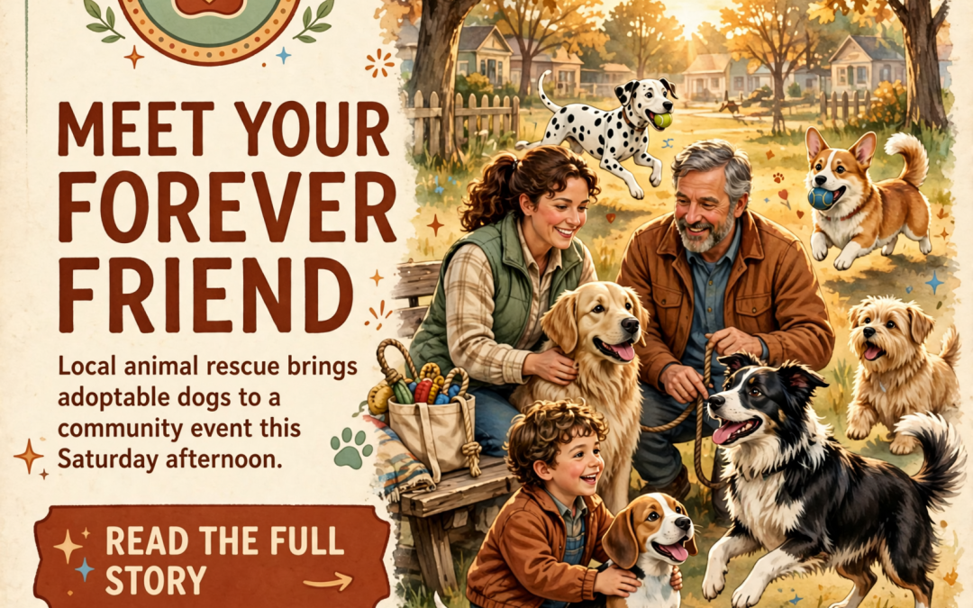 🐾 Dog Adoption Event Comes to Ales & Tails Dog Park & Bar This Saturday