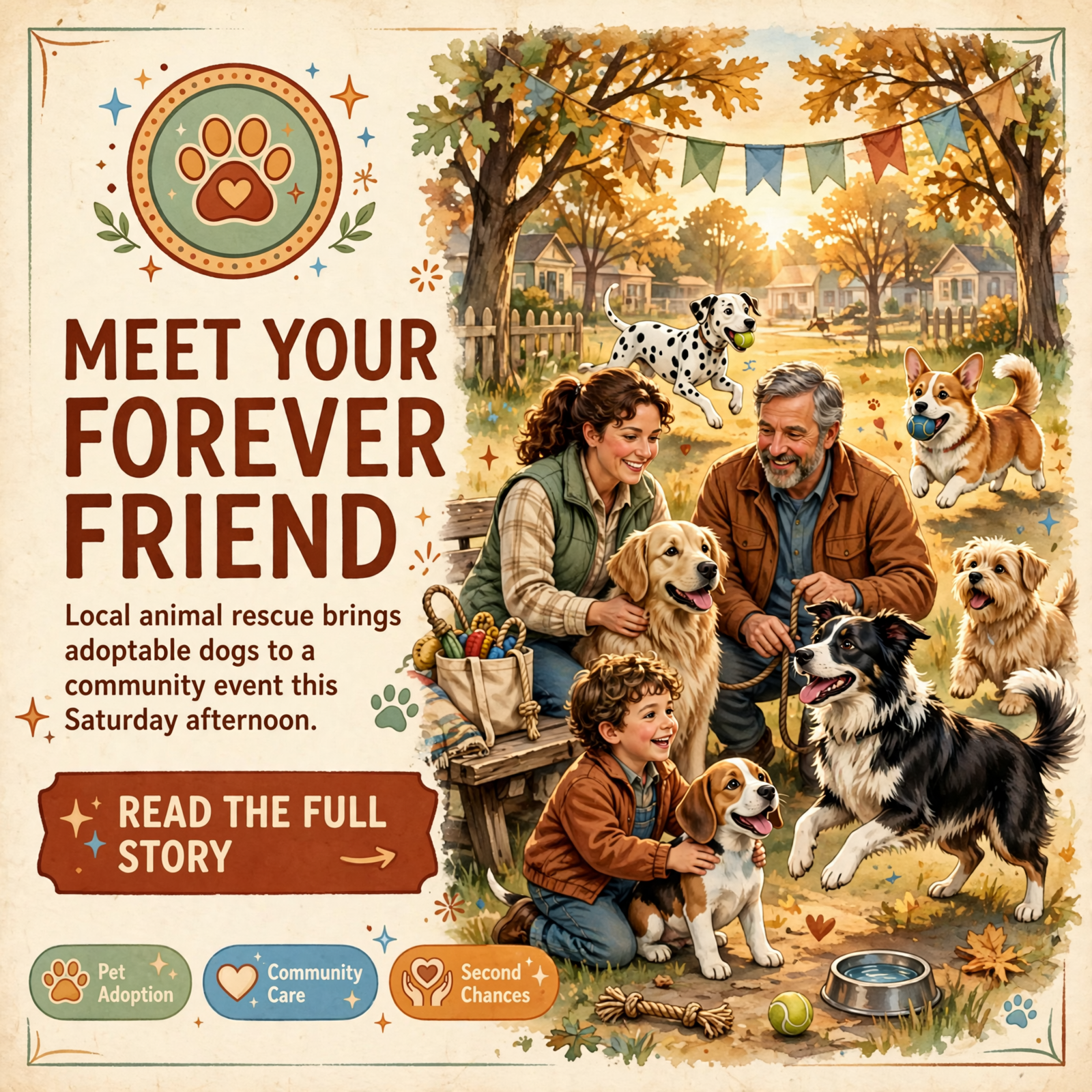 Featured image for "🐾 Dog Adoption Event Comes to Ales & Tails Dog Park & Bar This Saturday"