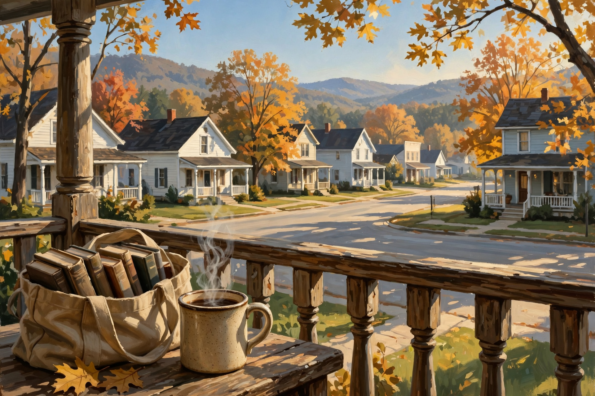 Illustration for ☕ Front Porch Morning: Take Back Day 10 to 2, Fill-a-Bag Books and Sunny Near 75