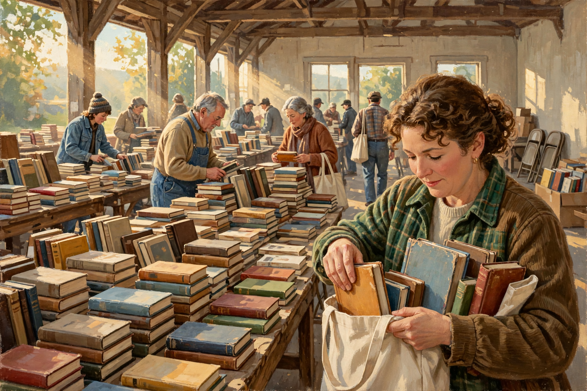 Illustration for 📚 Fill-a-Bag Day at the Book Sale, 9 to 1