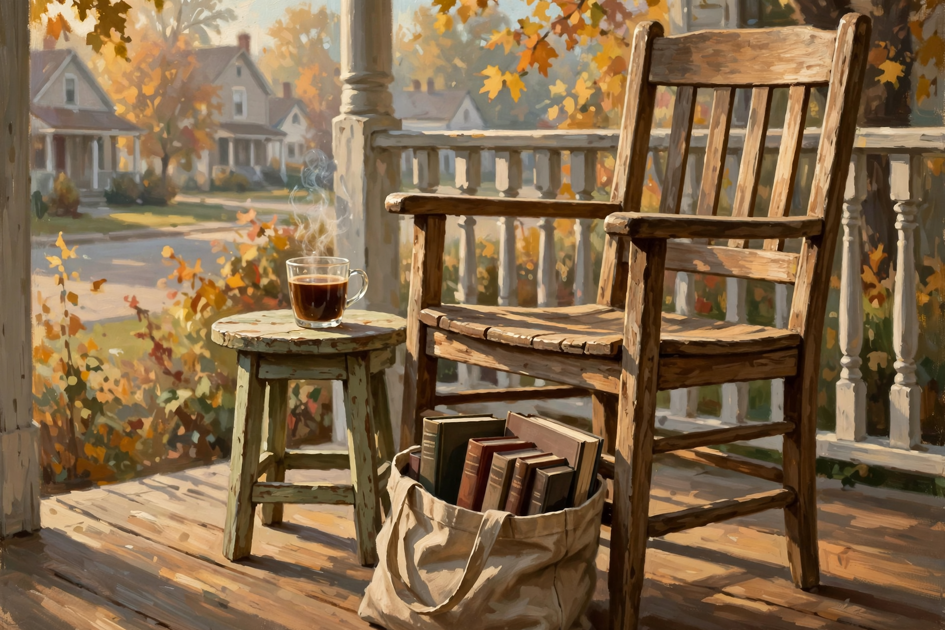 Illustration for 🌅 A Tidy Cabinet, a Bag of Books and a Sunny Saturday