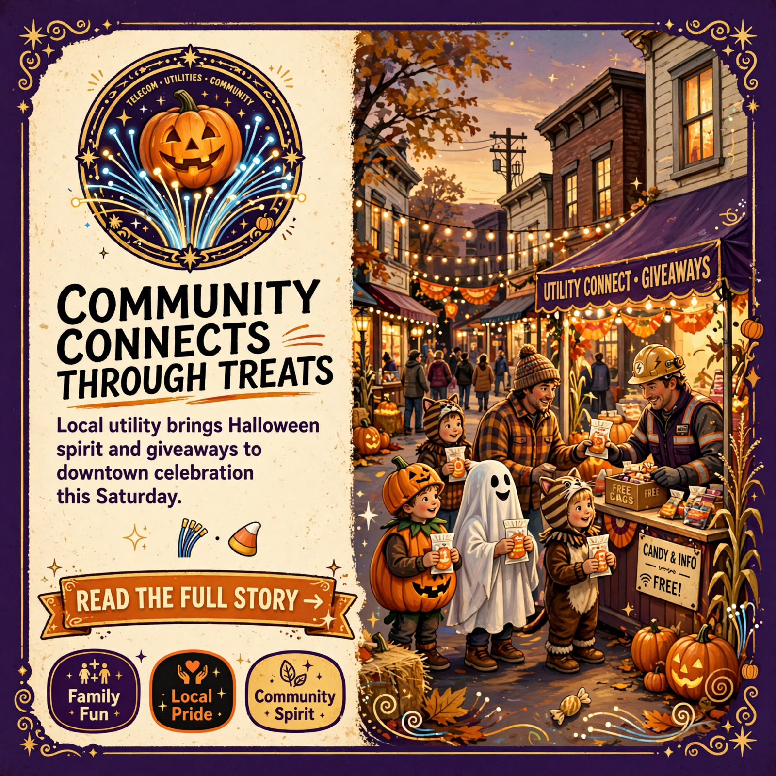Featured image for "🎃 BTC Fiber Joins Pikeville's Boo Bash with Trick-or-Treat Giveaway"