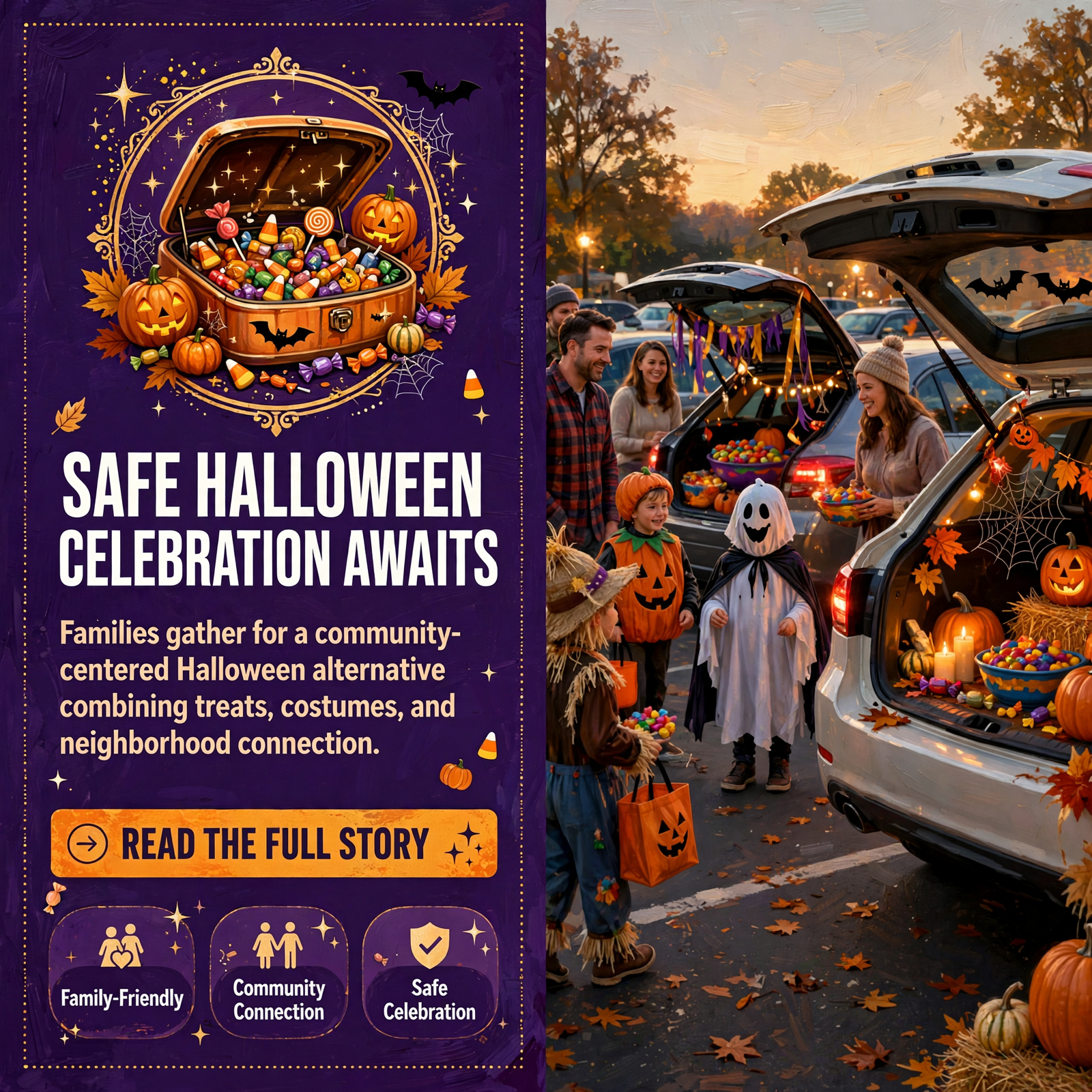 Featured image for "🎃 Trunk or Treat in Spencer - Family-Friendly Halloween Fun on October 31st"