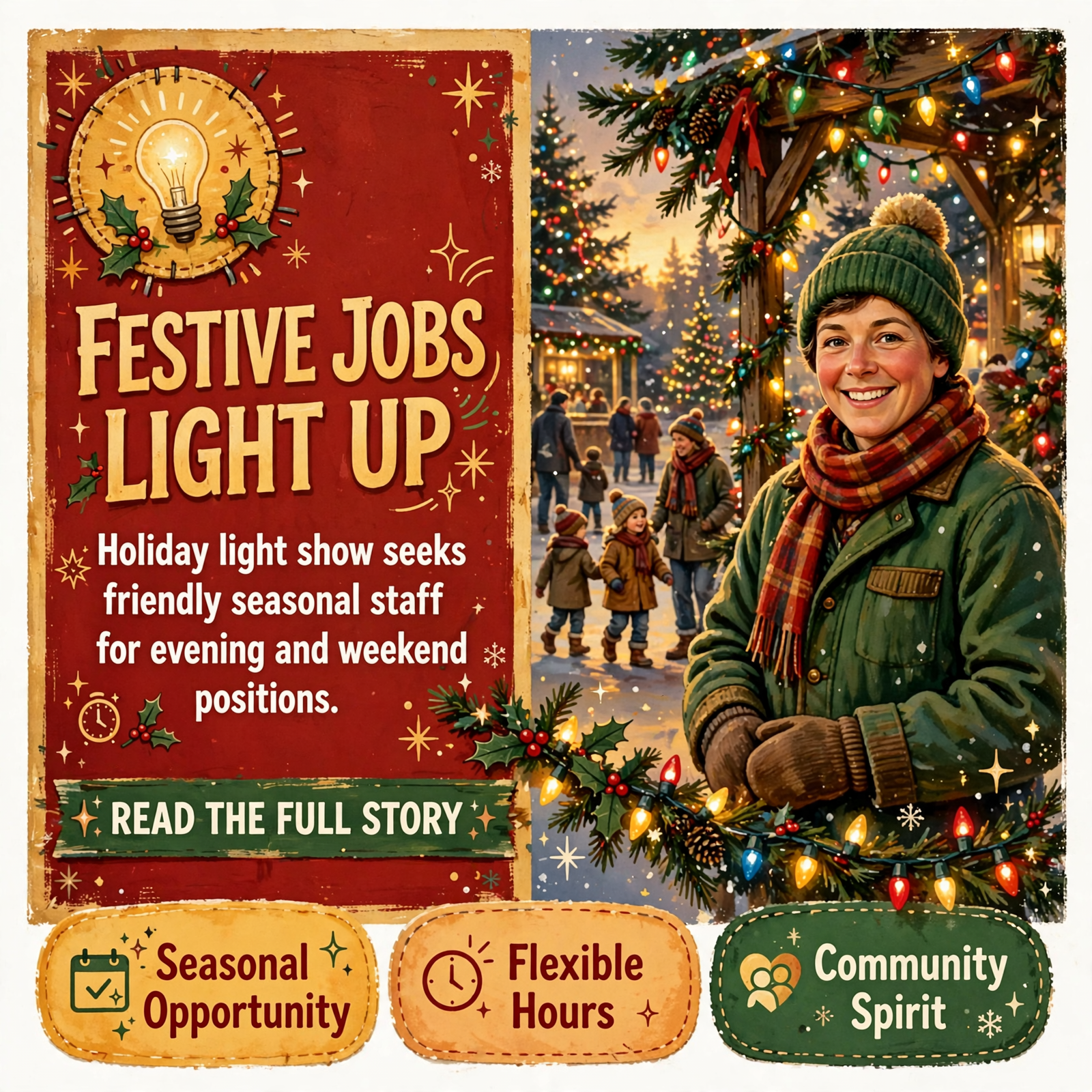 Featured image for "🎄 Upper Cumberland Lights Hiring Seasonal Staff for Holiday Show in Cookeville"