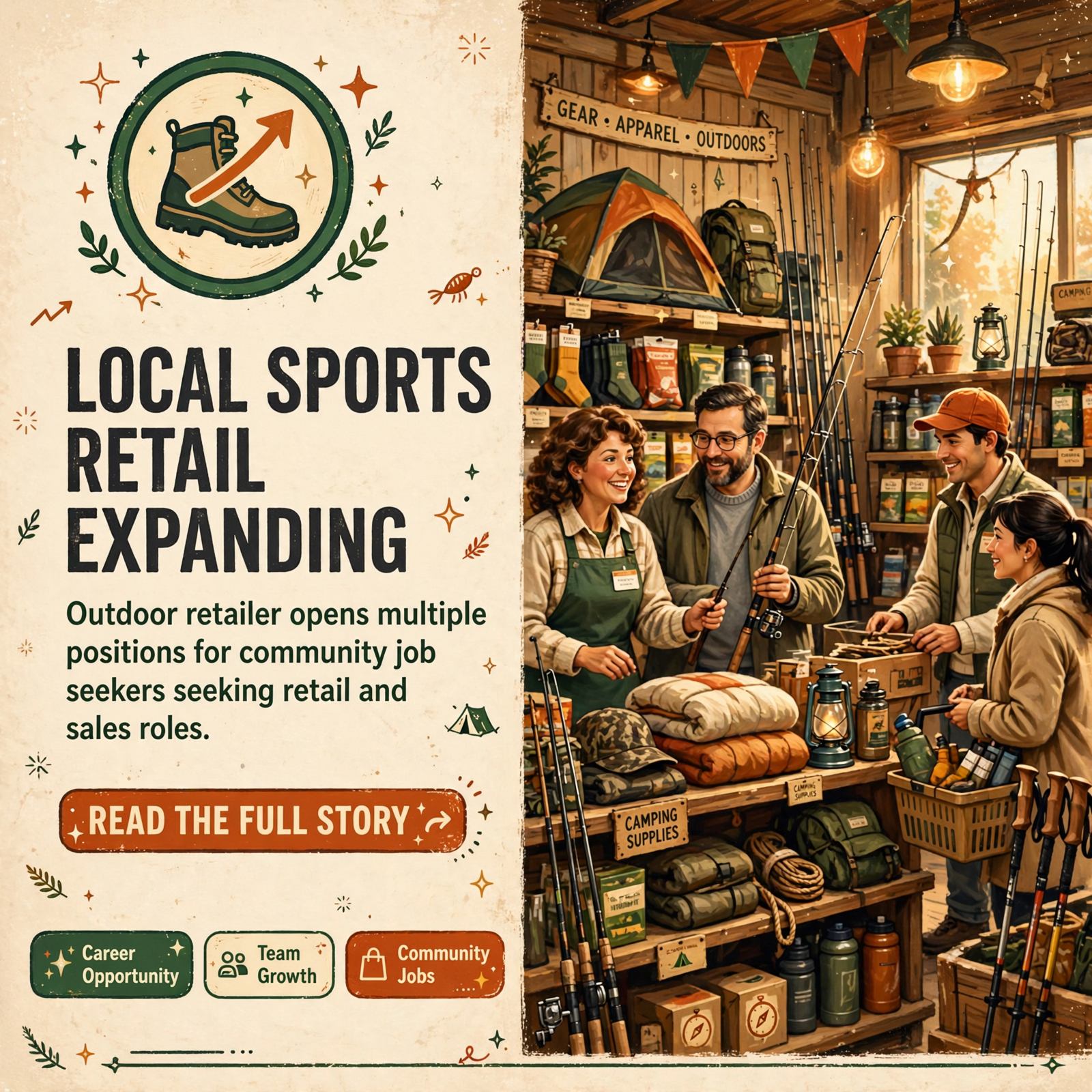 Featured image for "🛍️ Dunham's Sports in Crossville Now Hiring for Retail and Sales Positions"