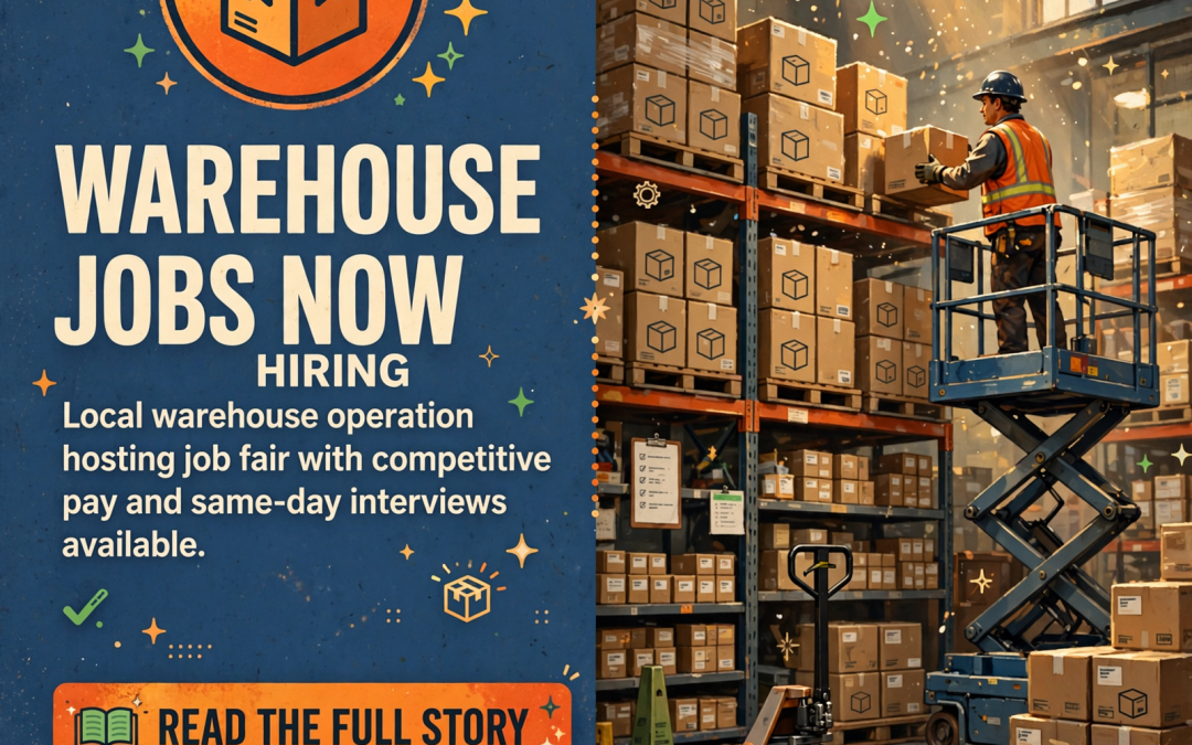 🏭 CoLinx Hosting Warehouse Job Fair in Crossville – $19.82-$20.86/Hour Starting Pay