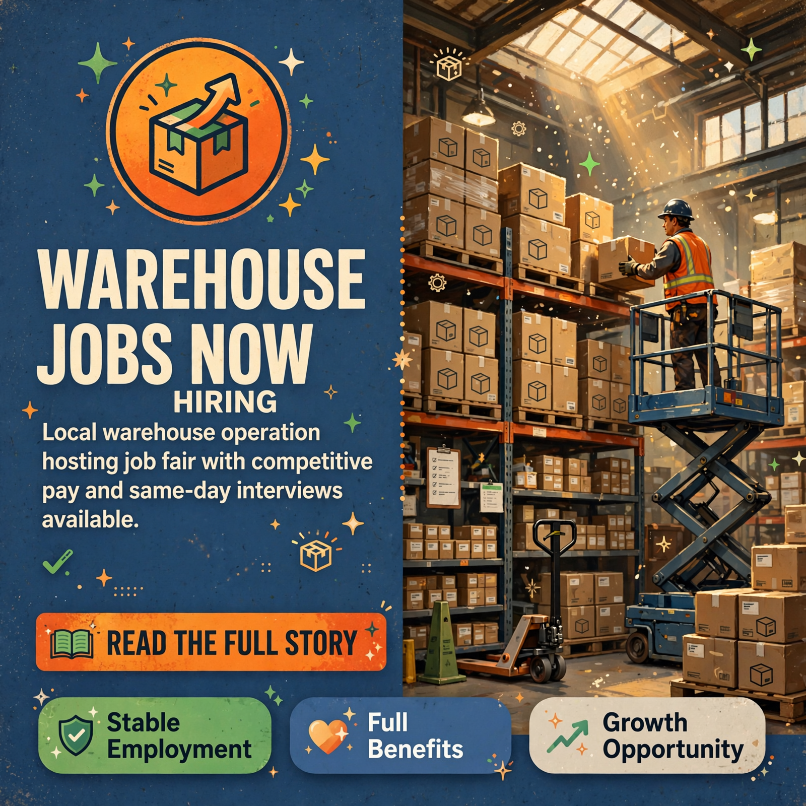 Featured image for "🏭 CoLinx Hosting Warehouse Job Fair in Crossville - $19.82-$20.86/Hour Starting Pay"