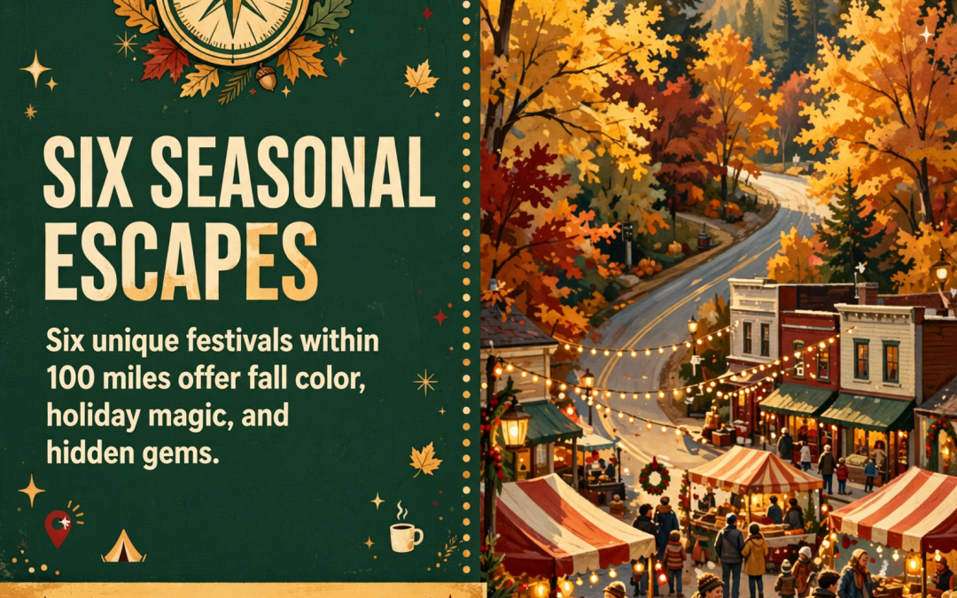 π§ Hundred-Mile Happenings: Tellico Plains Fall Fest, Calhoun’s Snowman Spectacular & Frosty Fest, Christmas on the Farm in Tracy City, the Cookeville Grinch Festival, Madisonville’s Colonial Christmas and the Festival of Lights at Calhoun’s ROCK Garden