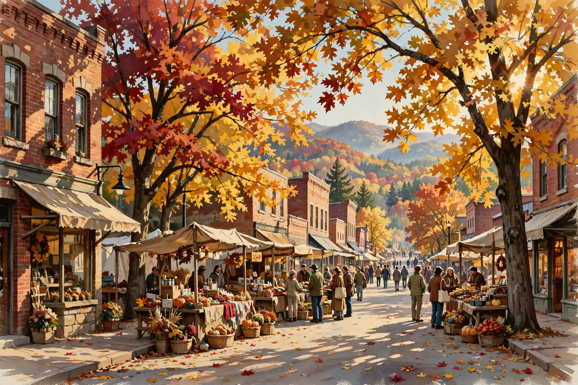Illustration for 🍂 Catch the Last Fall Color at Tellico Plains Fall Fest