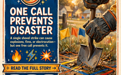 ⚠️ Call 811 Before You Dig – A Critical Safety Reminder for Underground Utilities
