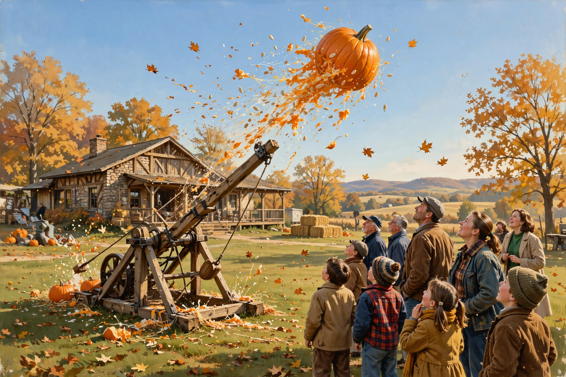 Illustration for 🎃 Watch Old Pumpkins Go Flying at Pumpkin Destruction Saturday in Tullahoma