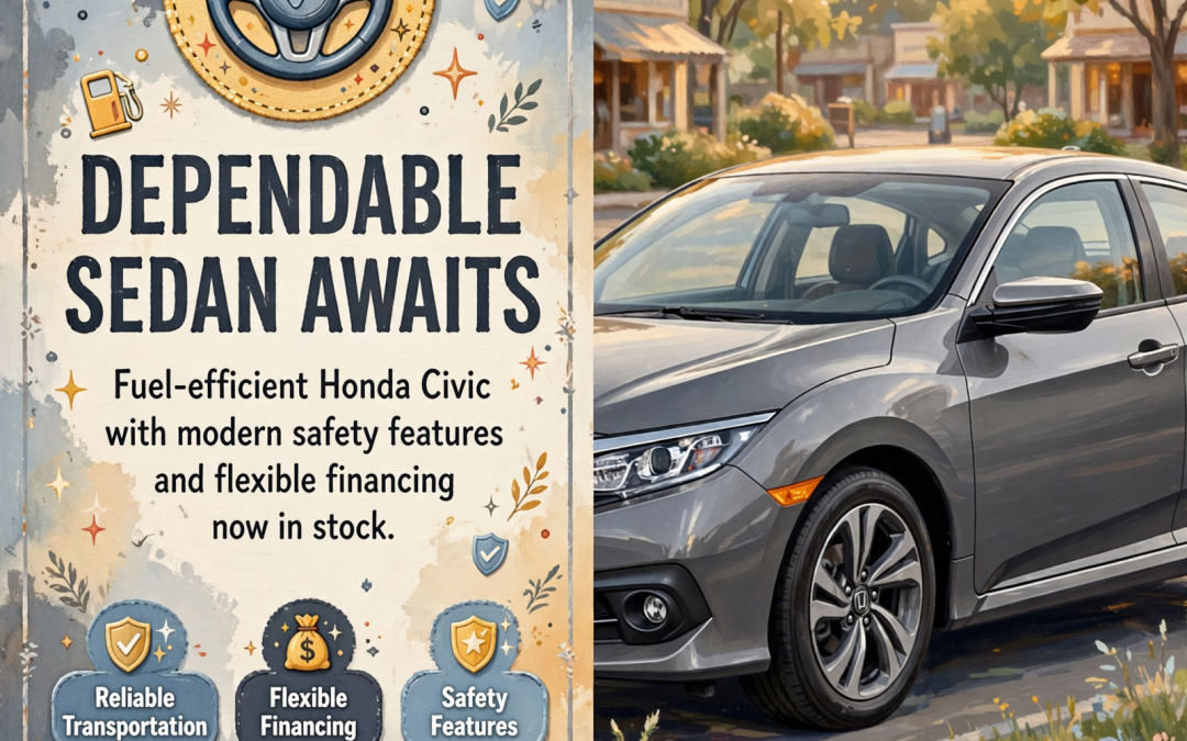 🚗 2019 Honda Civic LX Now Available at JP Auto Centers in Cleveland, Tennessee