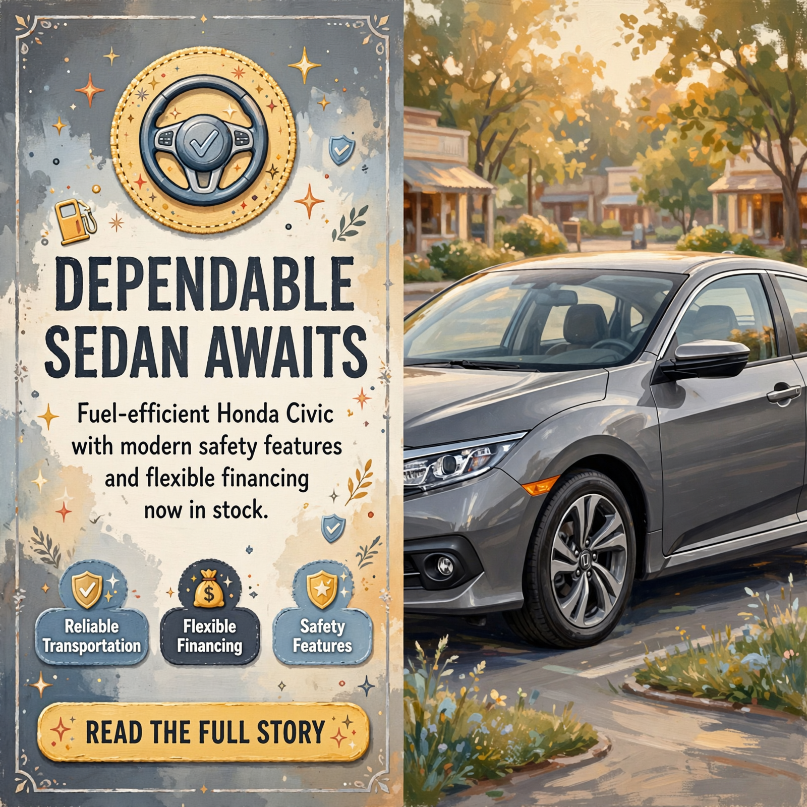 Featured image for "🚗 2019 Honda Civic LX Now Available at JP Auto Centers in Cleveland, Tennessee"