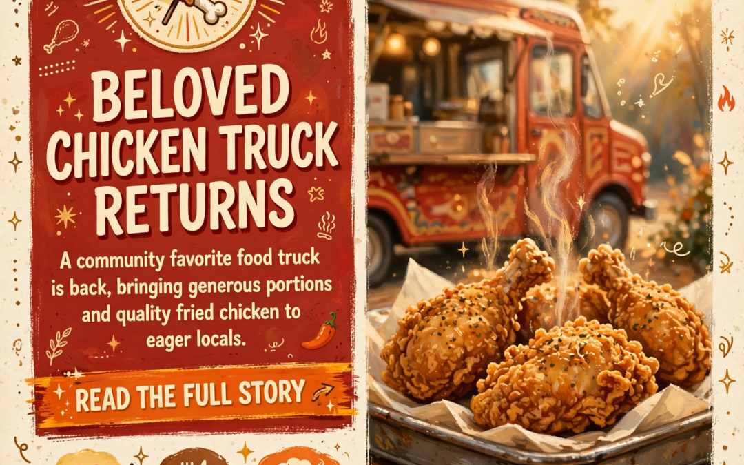 🍗 Chicken-w-Bones Food Truck Returns to Powells Crossroads Monday