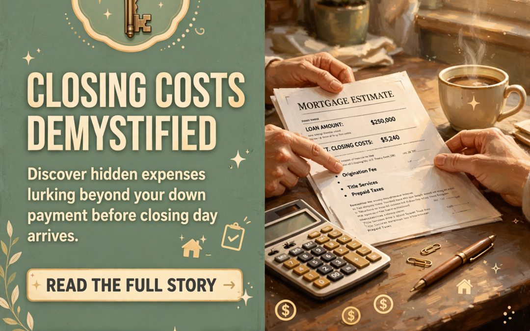 🏡 Understanding Closing Costs Beyond Your Down Payment – What Home Buyers Should Know