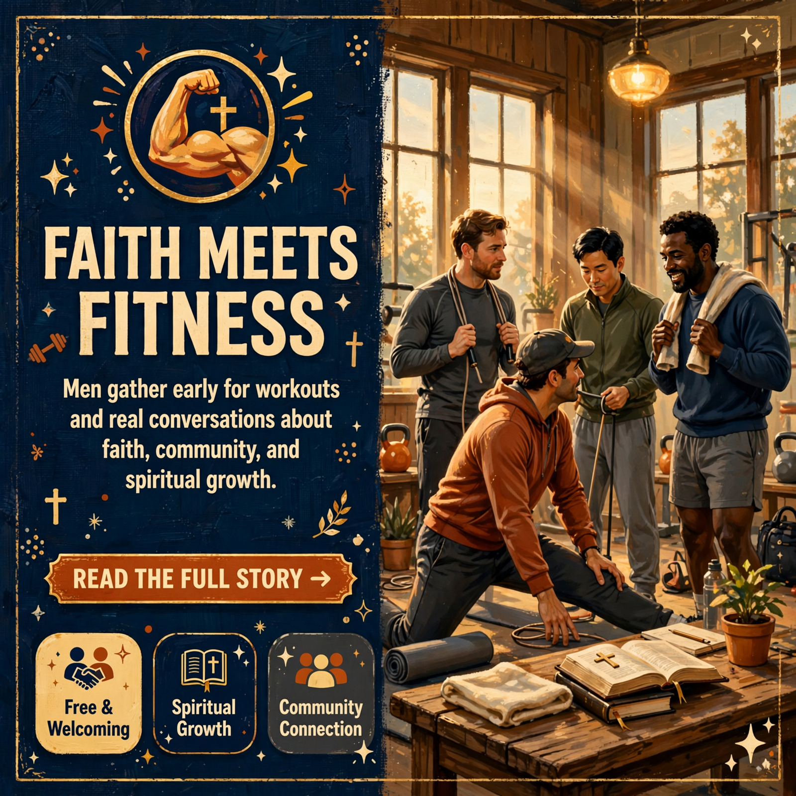Featured image for "🏋️ Free Men's Workout and Discipleship Event in Soddy-Daisy - Real Questions, Biblical Answers"