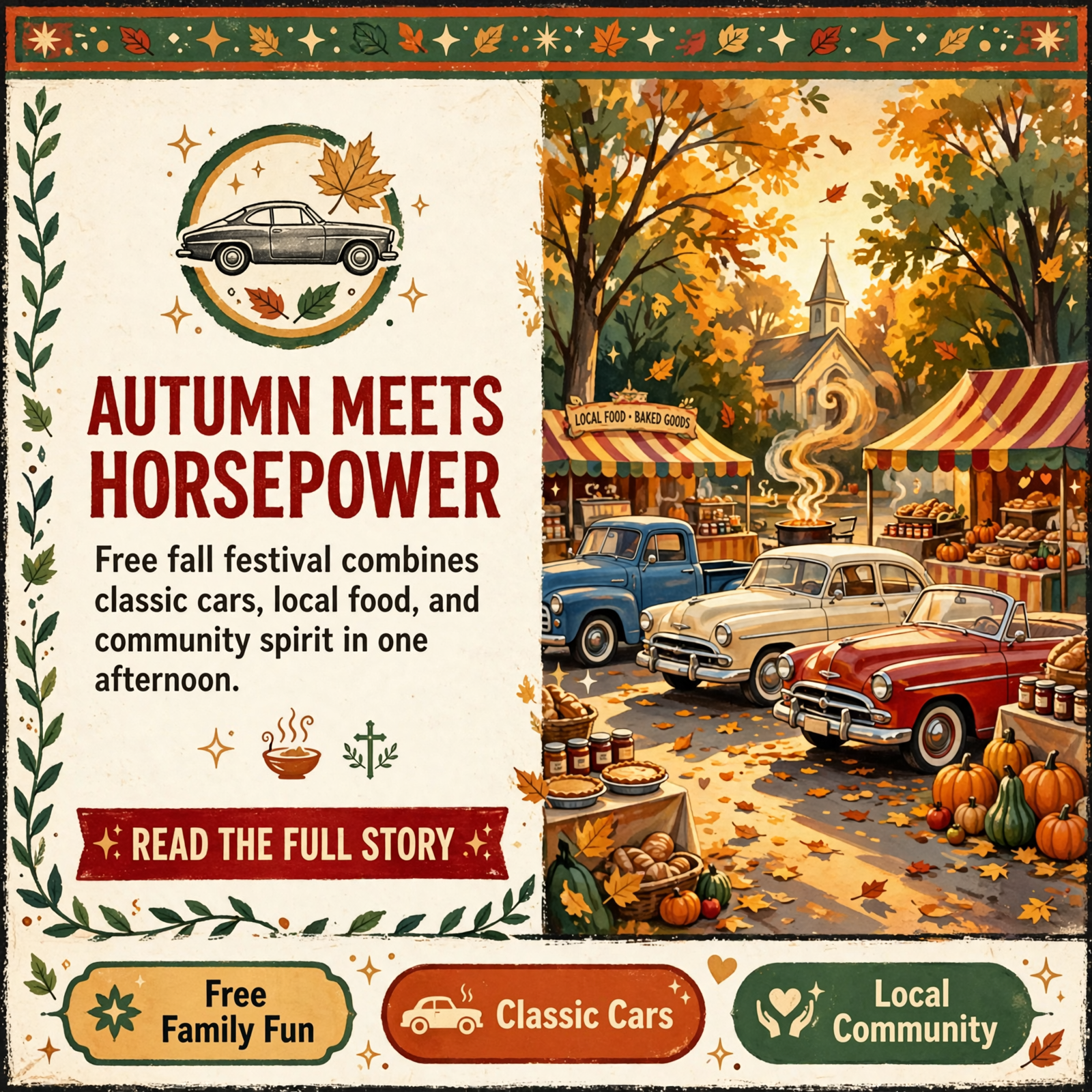 Featured image for "Fall Festival & Community Car Show in Evensville, TN - Free Family Fun on October 24 🎉"