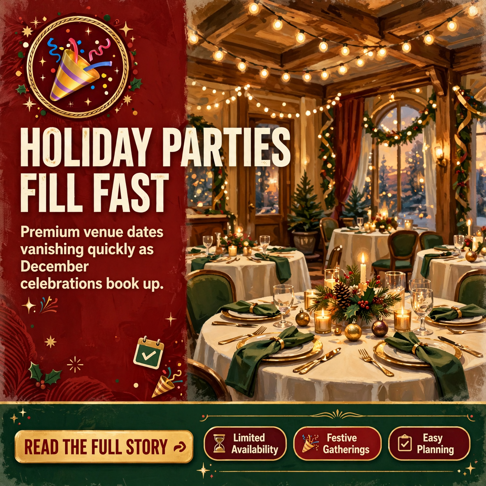 π Holiday Party Season Heats Up at The Car Barn in Chattanooga – December Dates Filling Fast β Featured Image Featured image for "π Holiday Party Season Heats Up at The Car Barn in Chattanooga - December Dates Filling Fast"