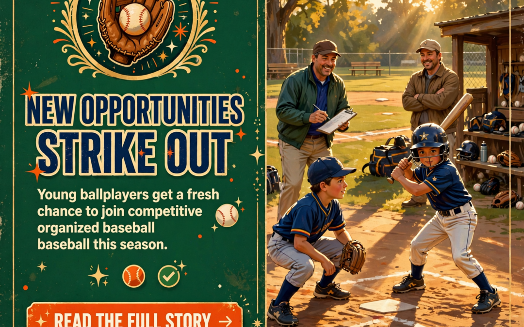 ⚾ Youth Baseball Tryouts Move to Sale Creek Middle/High School