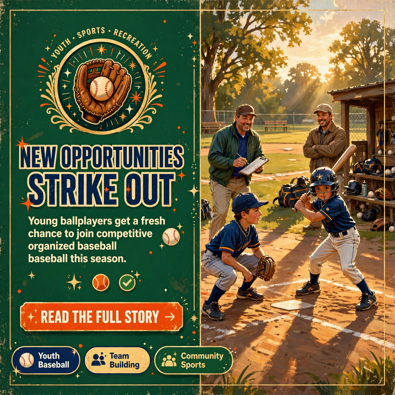 Featured image for "⚾ Youth Baseball Tryouts Move to Sale Creek Middle/High School"