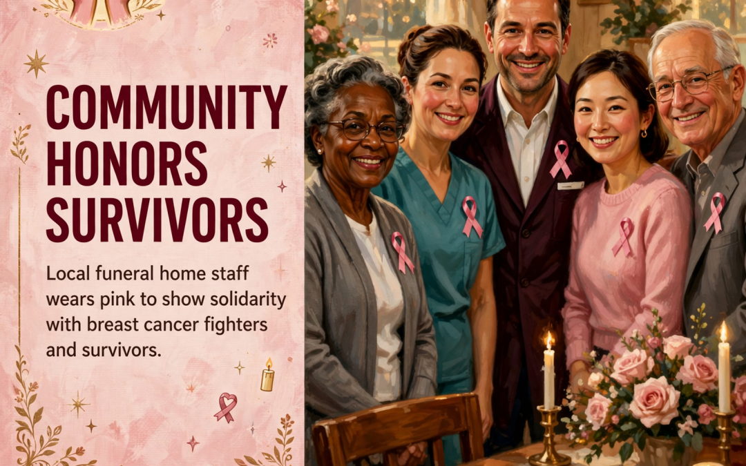 💗 Standefer-Reed Funeral Home Staff Honors Breast Cancer Awareness Month