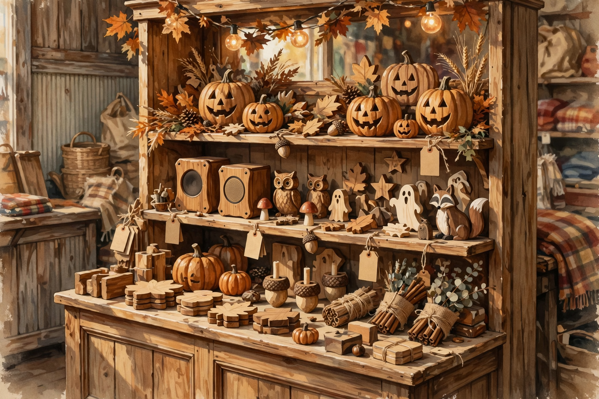 Illustration for 🪵 Fall Comes in by the Board: New Woodwork at the KINTZ Booth in Local Depot