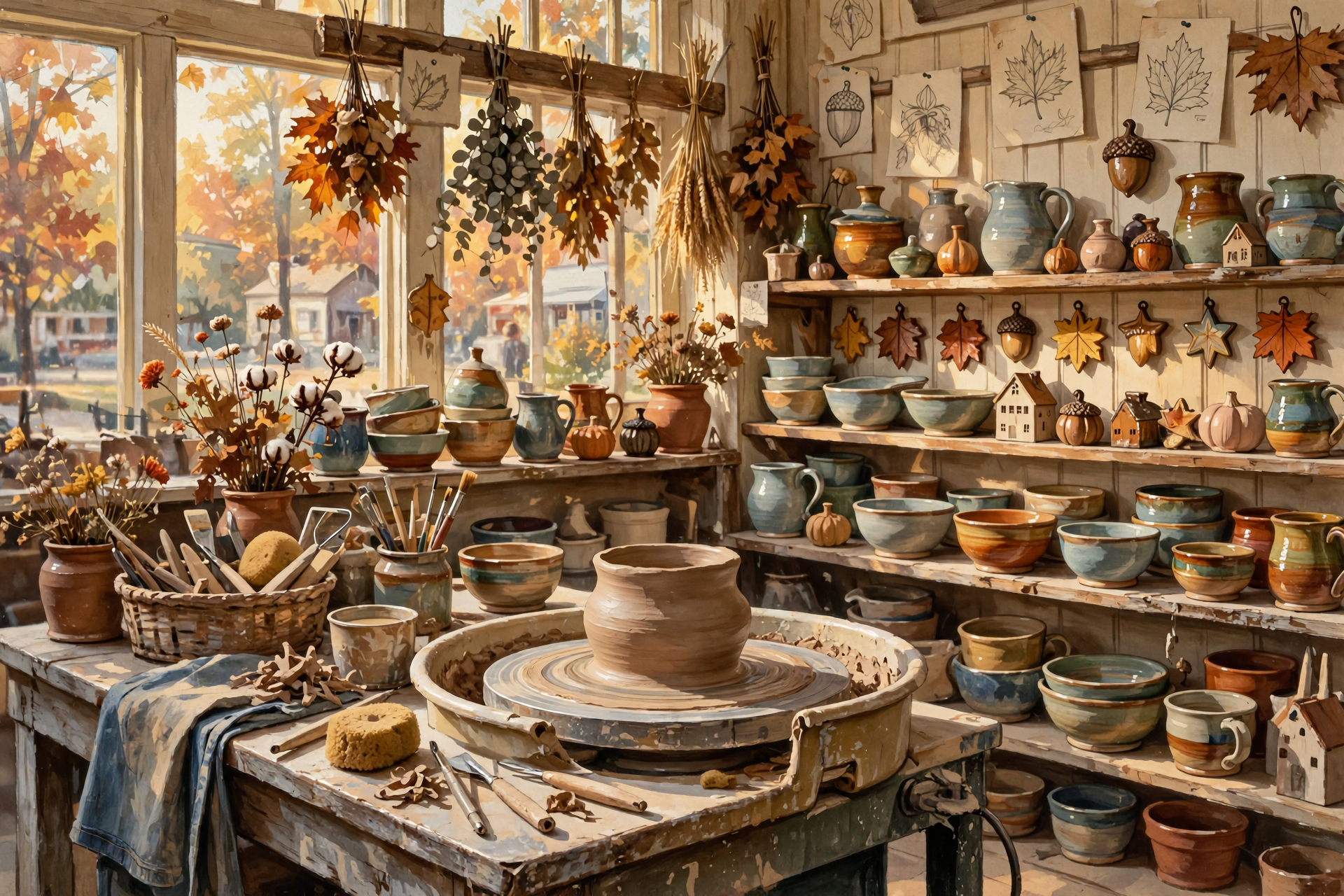 Illustration for 🎨 A Standing Date With a Paintbrush: Smalltown Ceramics Shares Its Weekly Lineup