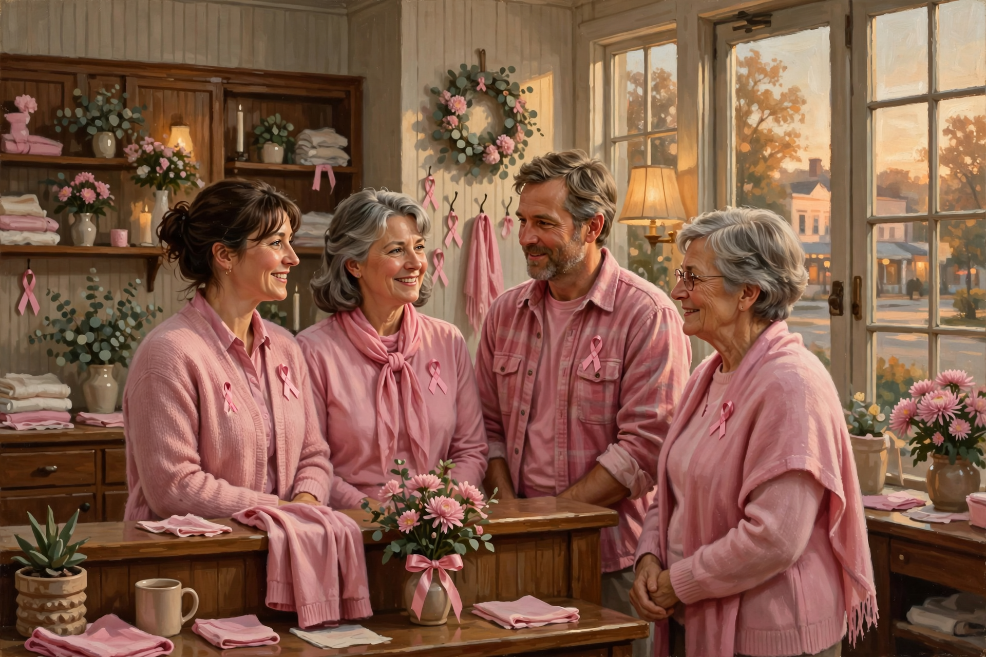 Illustration for 💗 Neighbors in Pink: Standefer-Reed Staff Mark Breast Cancer Awareness Month
