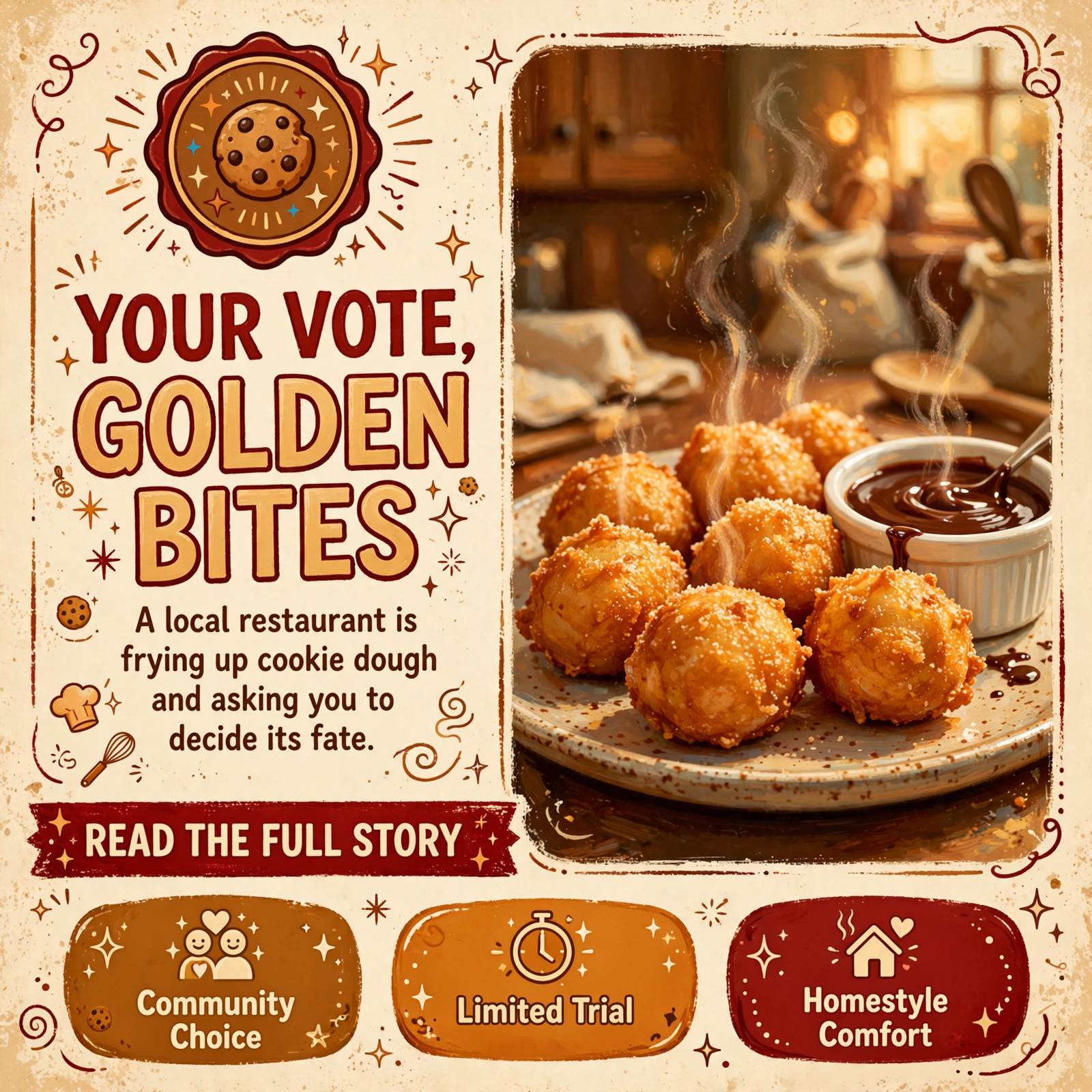 Featured image for "🍪 Tammy's Market Tests Deep-Fried Cookie Dough Bites in McMinnville - Your Vote Decides If They Stay"