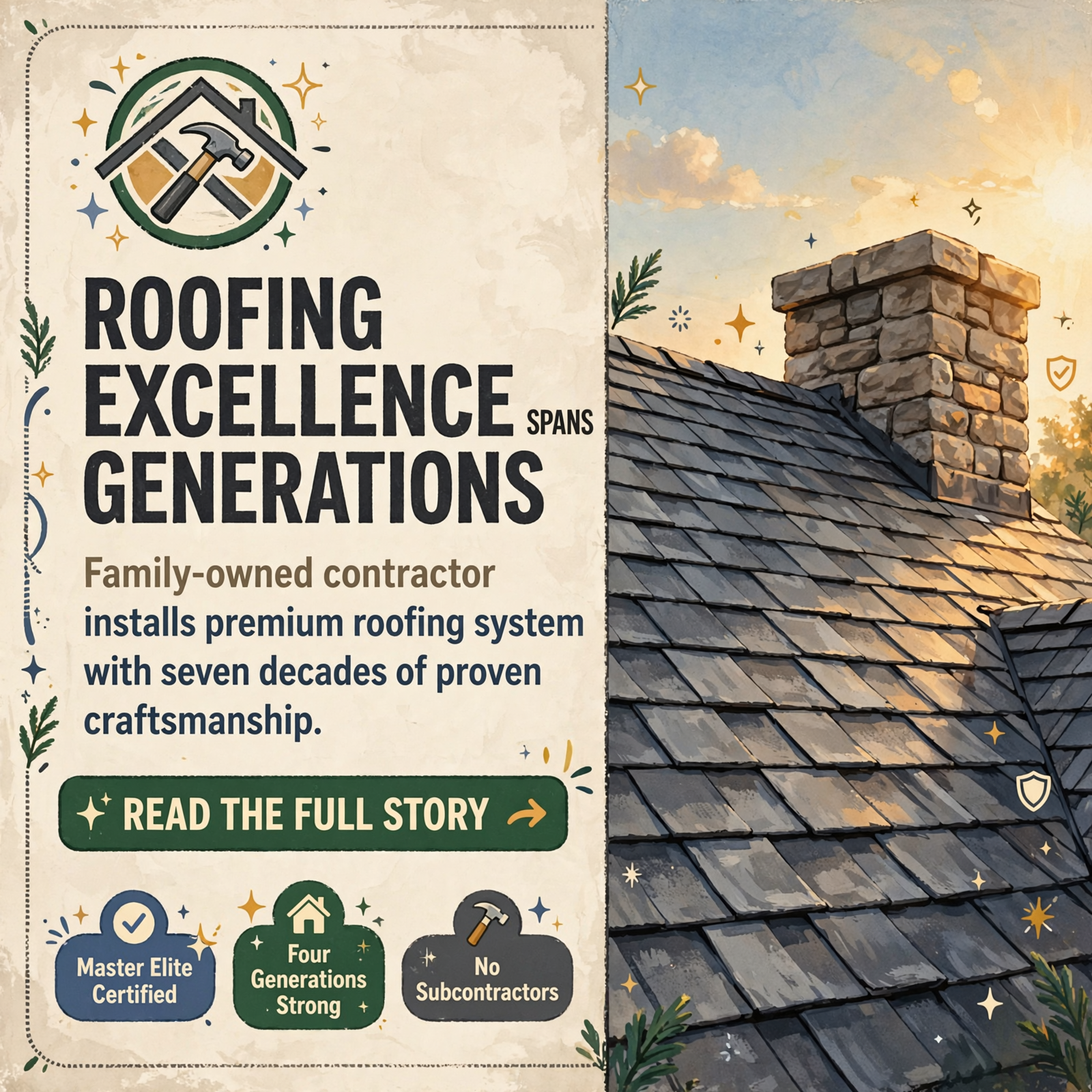 🏠 Steve’s Roofing Completes GAF Installation in Decatur – Four Generations of Family Craftsmanship — Featured Image Featured image for "🏠 Steve's Roofing Completes GAF Installation in Decatur - Four Generations of Family Craftsmanship"
