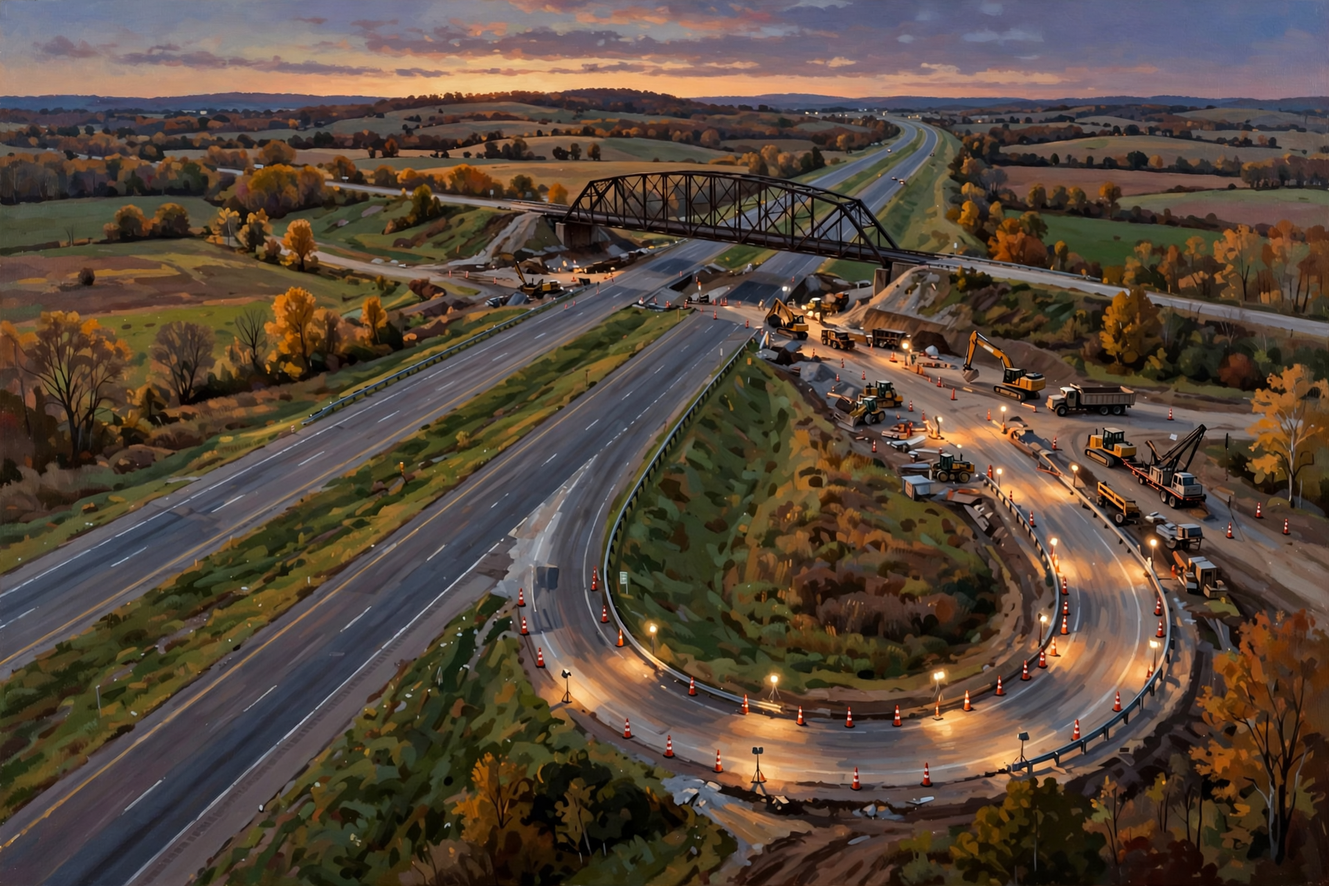 Illustration for 🌉 New: Headed to Nashville? A Big Bridge Job Starts Monday Night at I-24 Exit 117