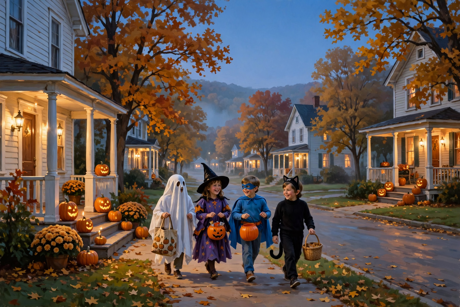 Illustration for 🎃 Halloween Outlook Turns Warmer, With a Slight Lean Toward Rain